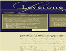 Tablet Screenshot of leveronecpa.com